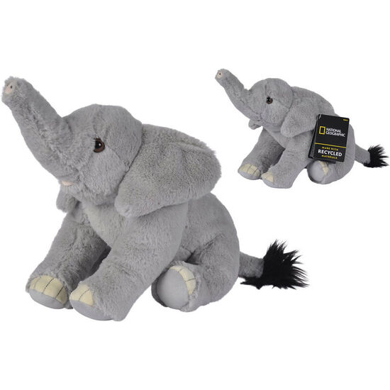 PELUCHE ELEFANTE NATIONAL GEOGRAPHIC 25CM image 0