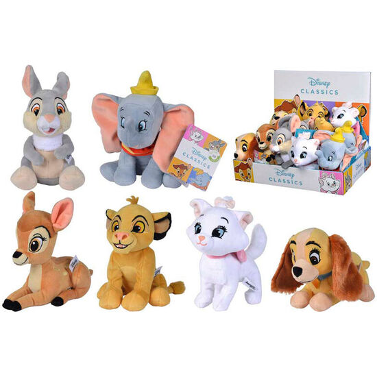 EXPOSITOR 12 PELUCHES DISNEY 17CM image 0