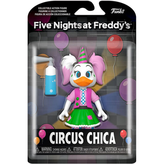 FIGURA ACTION FIVE NIGHTS AT FREDDYS CIRCUS CHICA 12,5CM image 0