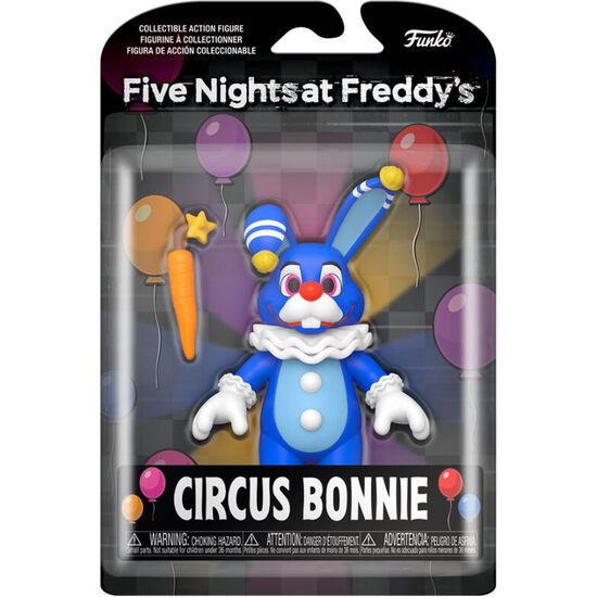 FIGURA ACTION FIVE NIGHTS AT FREDDYS CIRCUS BONNIE 12,5CM image 1