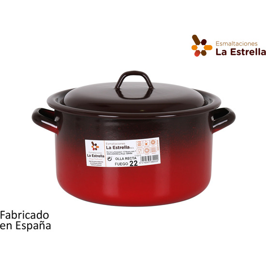 STRAIGHTPOT W/LID 22CM - 4,5L  image 0