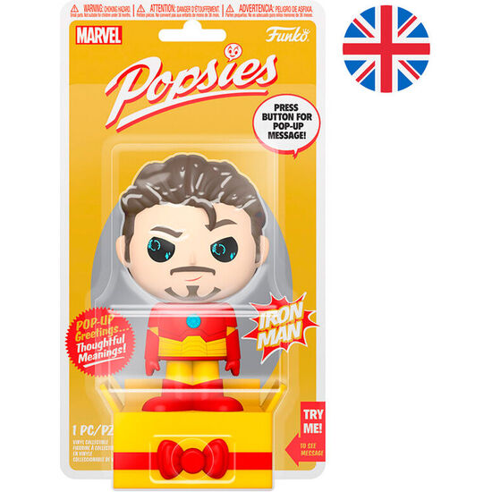 FIGURA POPSIES MARVEL IRON MAN INGLES image 0