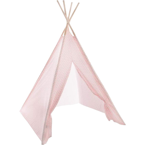 TIPI INFANTIL ROSA + GUIRNALDA LED "SAFARI" WELL HOME image 4