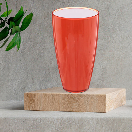 JUEGO DE 6 VASOS ROJO CORAL WELLHOME. image 3