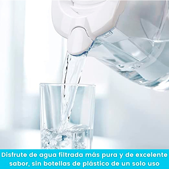 JARRA AQUA OPTIMA ORIA BLANCA CON CAPACIDAD TOTAL DE 2,8 L Y 1 FILTRO EVOLVE + image 4