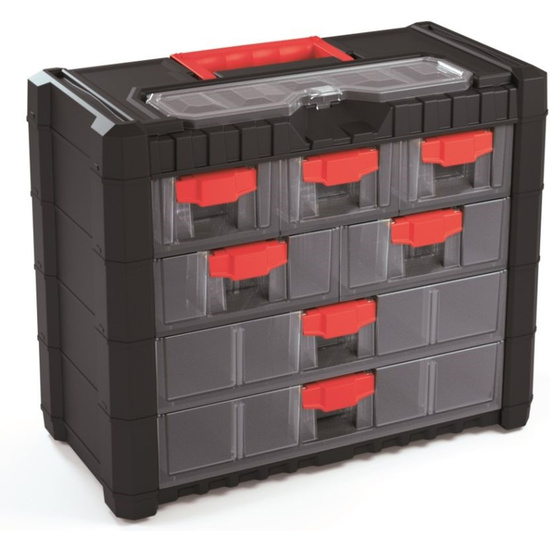 ORGANIZADOR CERRADO DE HERRAMIENTAS KISTENBERG 7 CAJONES MULTICASE CARGO ORGANISER 20X40X26 image 0