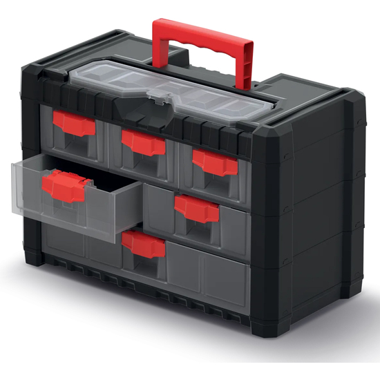 ORGANIZADOR CERRADO DE HERRAMIENTAS KISTENBERG 6 CAJONES MULTICASE CARGO ORGANISER 20X40X26 image 3