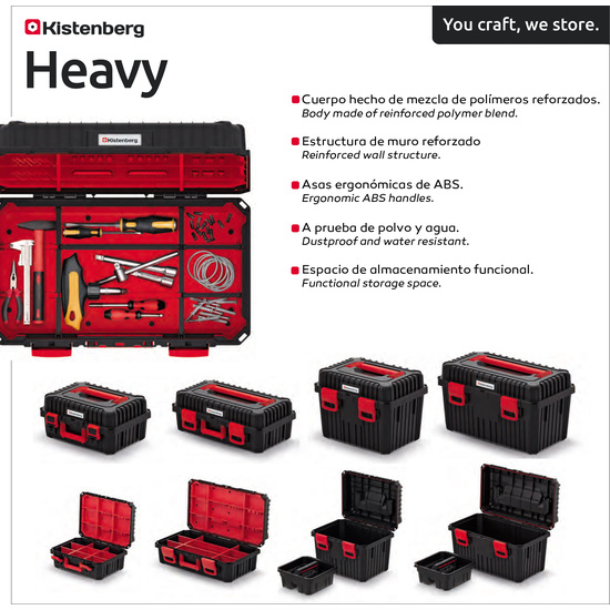 ORGANIZADOR DE HERRAMIENTAS KISTENBERG 60 HEAVY 36X58,5X21,7 image 1