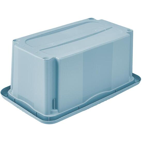 CAJA DE ALMACENAMIENTO CON TAPA 35 X 20,5 X 15, AZUL NÓRDICO image 3