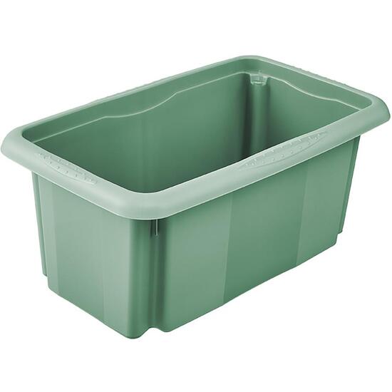 CAJA DE ALMACENAMIENTO CON TAPA 35 X 20,5 X 15, VERDE NÓRDICO image 1