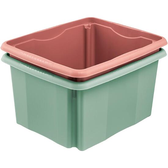 CAJA DE ALMACENAMIENTO 41 X 34,5 X 22, VERDE NÓRDICO image 2
