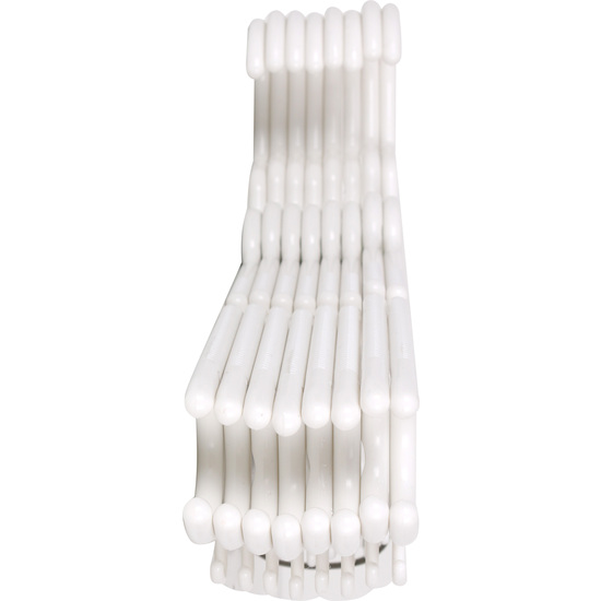 SET 8 PLASTIC CLOTHES RACK 43X22CM image 2