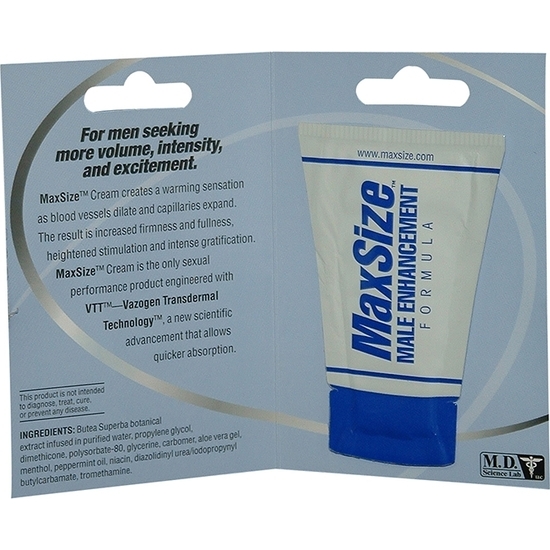 MAXSIZE CREAM - 4ML image 0