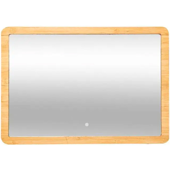 ESPEJO DE PARED RECTANGULAR, CON LUZ LED image 0