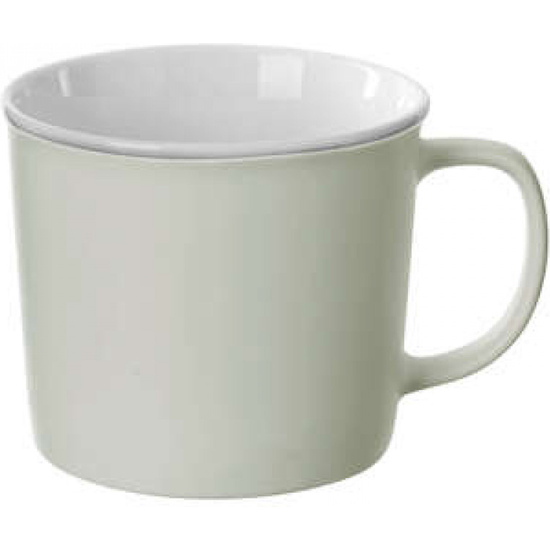 TAZA NATURE EN PORCELANA COLOR VERDE MENTA 38CL image 0