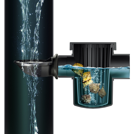 BARRIL DE CAPTACIÓN DE AGUA SMOOTH 120L., DIMENSIONES (MM) 696X594X610, COLOR ANTRACITA + SET DE ACCESORIOS ICANSET7 image 5
