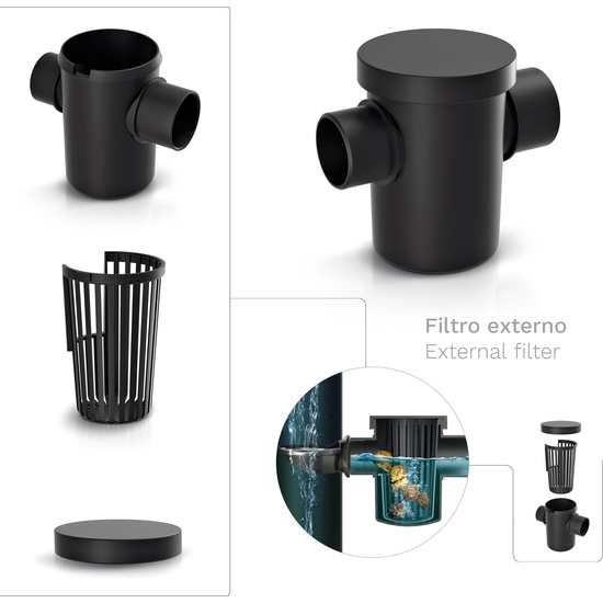 BARRIL DE CAPTACIÓN DE AGUA SMOOTH 80L. SET DE ACCESORIOS ICANSET7 image 4