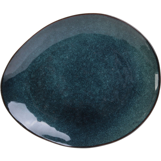 PLATO GRES AZUL 22 CM image 1