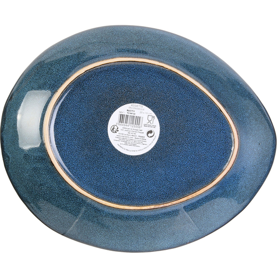 PLATO GRES AZUL 22 CM image 3