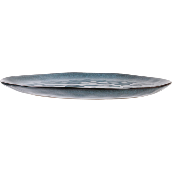 PLATO GRES AZUL 27,5 CM image 0