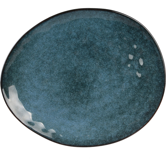 PLATO GRES AZUL 27,5 CM image 1