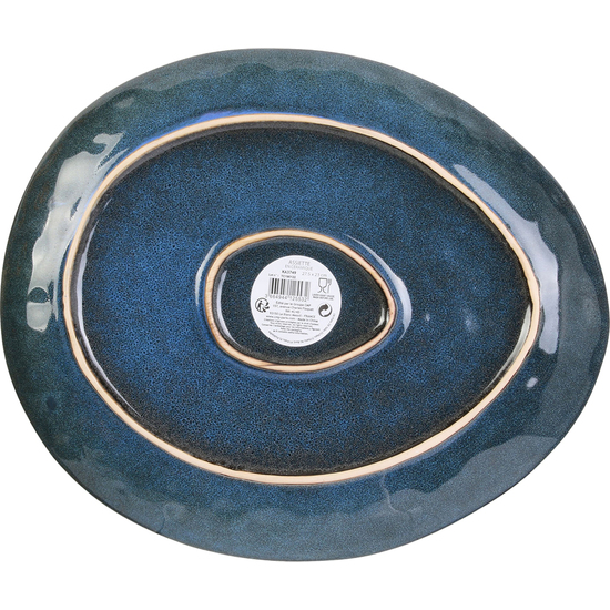 PLATO GRES AZUL 27,5 CM image 3