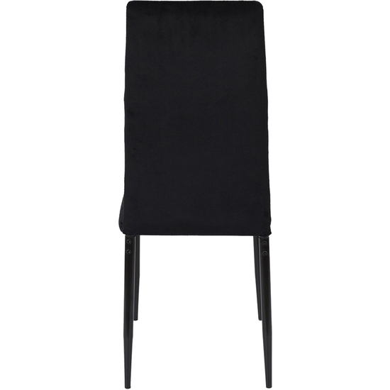 SILLA TERCIOPELO NEGRO VÍCTOR image 3