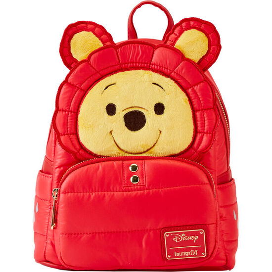 MOCHILA RAINY DAY PUFFER JACKET WINNIE THE POOH DISNEY LOUNGEFLY 26CM image 0