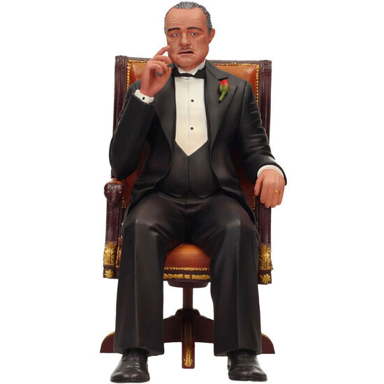 FIGURA PADRINO VITO CORLEONE EL PADRINO 15CM image 0