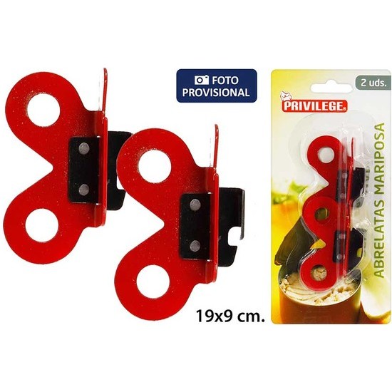 2PC BUTTERFLY CAN OPENER image 1