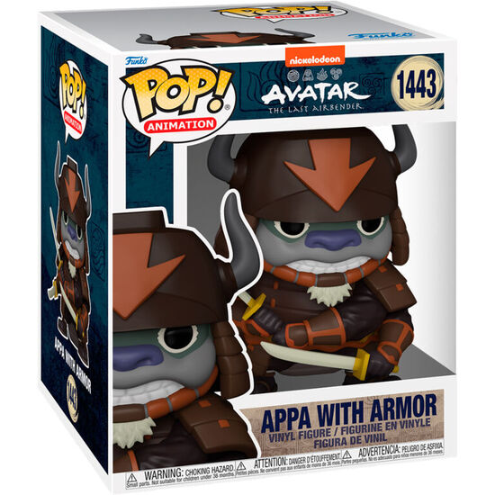 FIGURA POP SUPER AVATAR THE LAST AIRBENDER APPA WITH ARMOR image 0