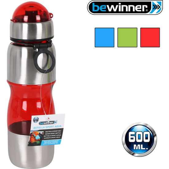 600ML SPORT BOTTLE CAP PUSH image 0