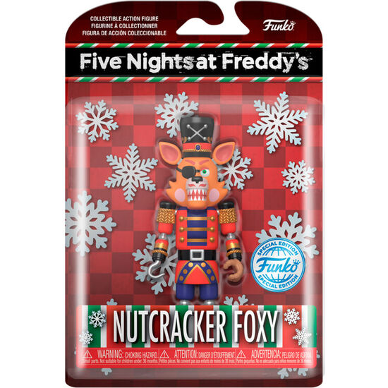 FIGURA ACTION FIVE NIGHTS AT FREDDYS HOLIDAY NUTCRACKER FOXY EXCLUSIVE image 0