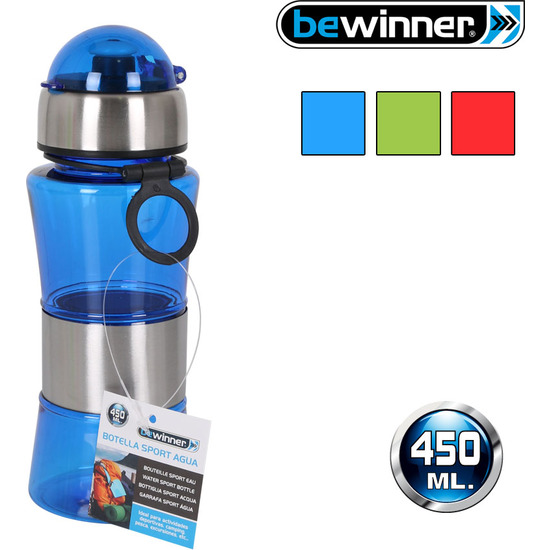 450ML SPORT BOTTLE CAP PUSH image 0