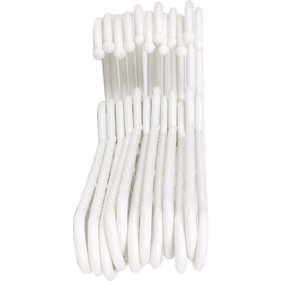 SET 12 PLASTIC CLOTHES RACK 38X17.5CM image 2