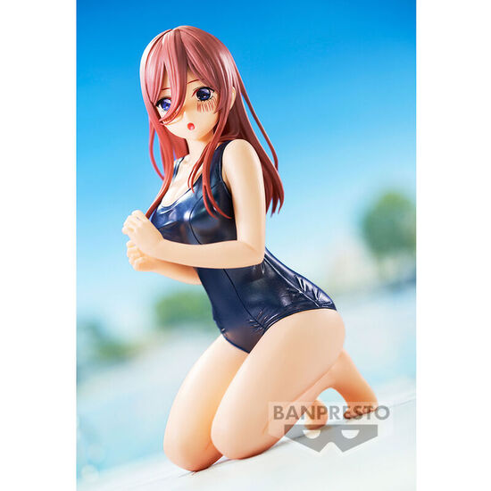 FIGURA MIKU NAKANO SCHOOL STYLE CELESTIAL VIVI THE QUINTESSENTIAL QUINTUPLETS MOVIE 12CM image 0