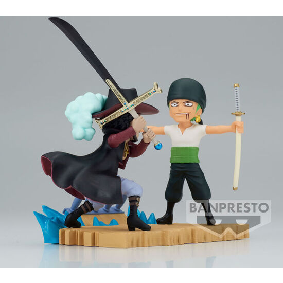 FIGURA RORONOA ZORO VS DRACULE MIHAWK LOG STORIES ONE PIECE 7CM image 2