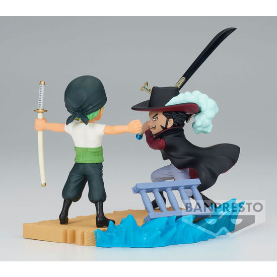 FIGURA RORONOA ZORO VS DRACULE MIHAWK LOG STORIES ONE PIECE 7CM image 3