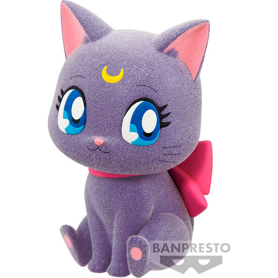 FIGURA LUNA BIG RIBBON PRETTY GUARDIAN SAILOR MOON COSMOS THE MOVIE FLUFFY PUFFY 7CM image 0