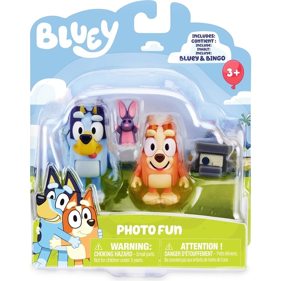 BLUEY PACK 2 FIGURAS - 3 MODELOS image 0