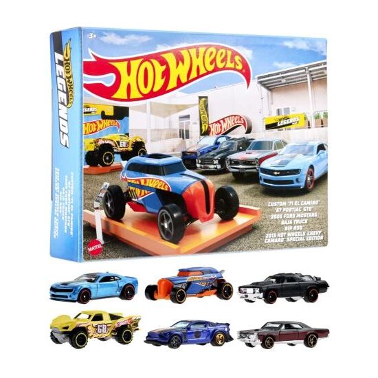 PACK 6 COCHES HOT WHEELS LEGENDS image 0