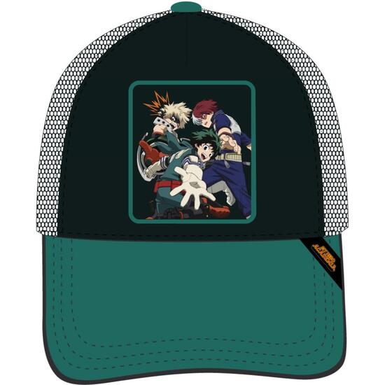 GORRA VISERA CURVA PARCHES MY HERO ACADEMIA image 0