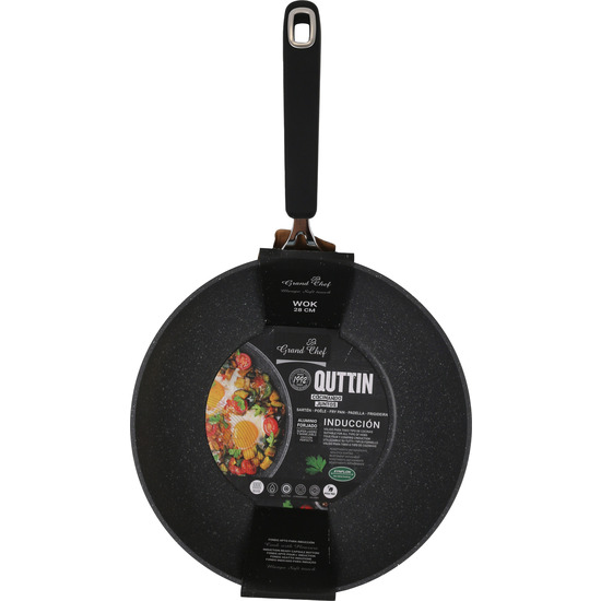 SARTEN WOK 28CM GRANDCHEF QUTTIN image 1