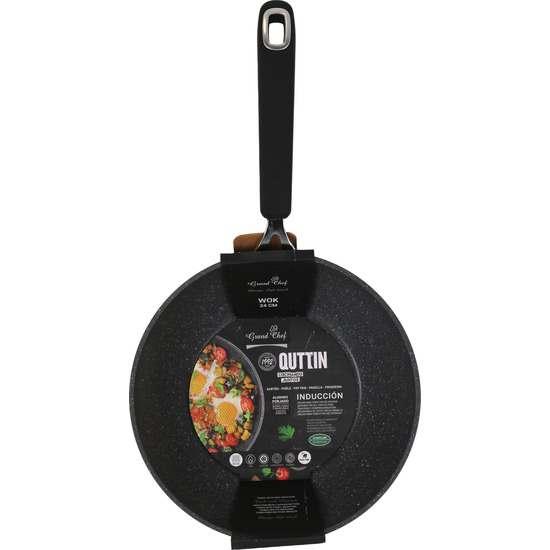 SARTEN WOK 24CM GRANDCHEF QUTTIN image 1