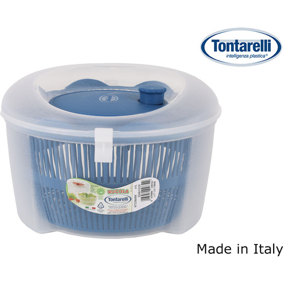 CENTRIFUGA ENSALADA 4.5L RUCOLATRANSP/AZUL OCEA image 0