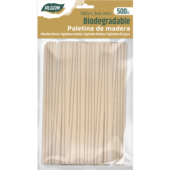 SET-500PALETINAS MAD. 190X1.3X6MM ALGON image 1