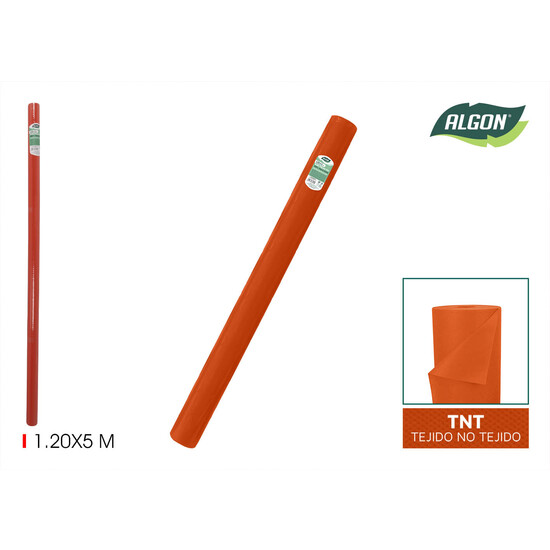 ROLLO MANTEL TNT ORANGE 1.20X5M ALGON image 0