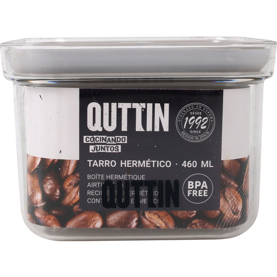 TARRO HERMETICO PET 460ML QUTTIN image 1