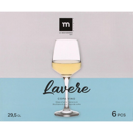 SET 6 COPAS VINO 295CC LAVERE MD image 1