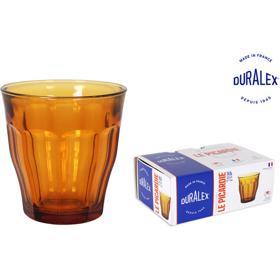 SET 6 VASO 25CL AMBAR PICARDIE image 0